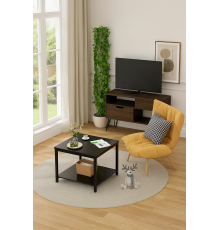 Столик 2-ярусний столик для кави та чаю, тумбочка для дивану.