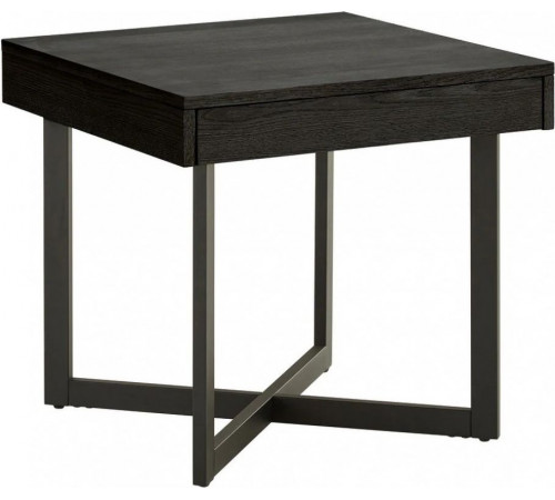 Столик Eldersley – ретро-акцент с ящиком (55×60×60 см)