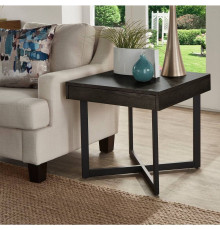 Столик Eldersley – ретро-акцент із шухлядою (55×60×60 см)