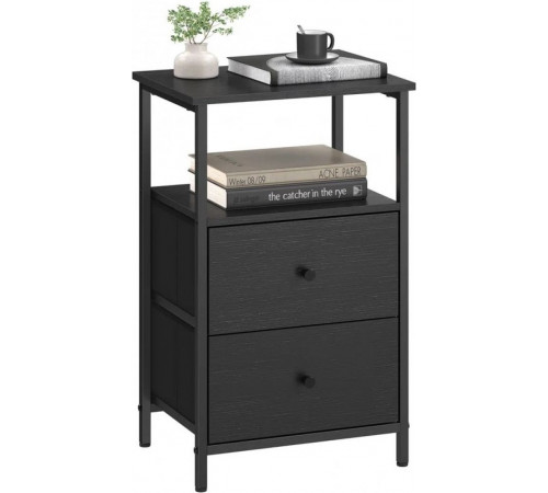 Столик із 2 шухлядами та полицями — 61×38×28 см