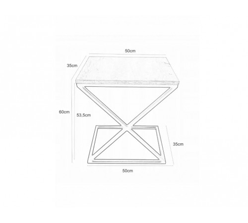 Приставной столик X LOFT
