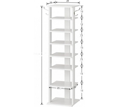 Стойка для обуви на 8 пар