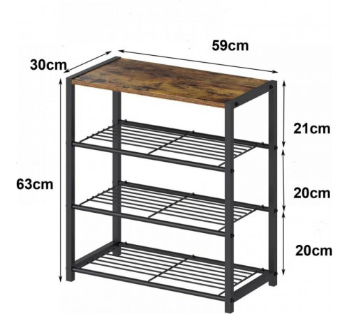 Стійка для взуття на 9 пар