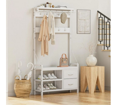 Стойка для прихожей со скамейкой