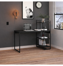 Стол 3 полками, белый