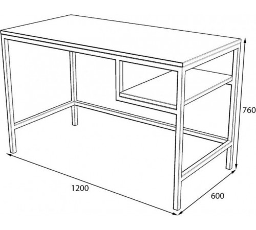 Стол в стиле Loft – 120×60×76 см