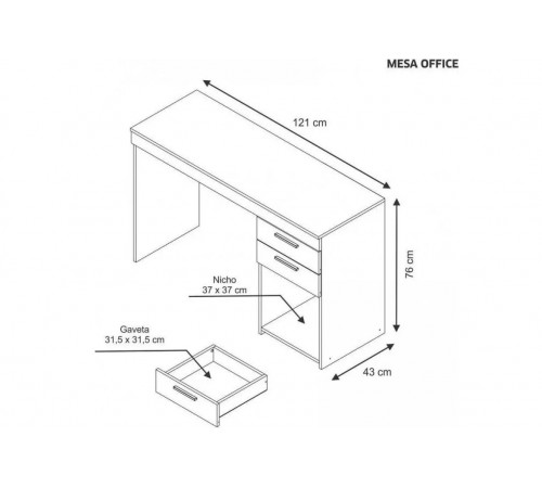 Стол Office – белый