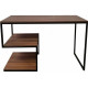 Письменный стол table-4, металлический каркас (120×60×75см)