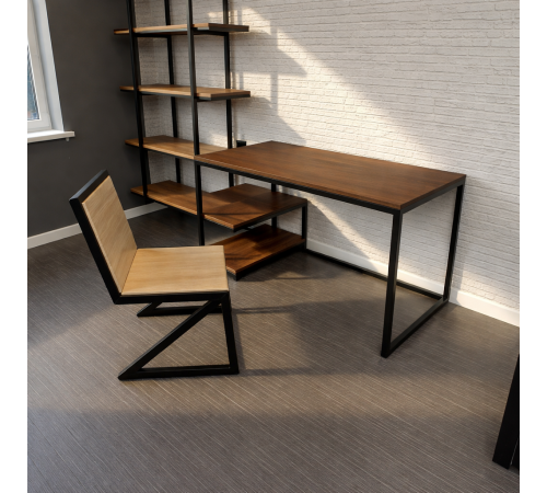 Письмовий стіл table- 4 , металевий каркас (120×60×75 см)