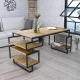 Письменный стол в стиле MSMLOFT, 140×60×75 см