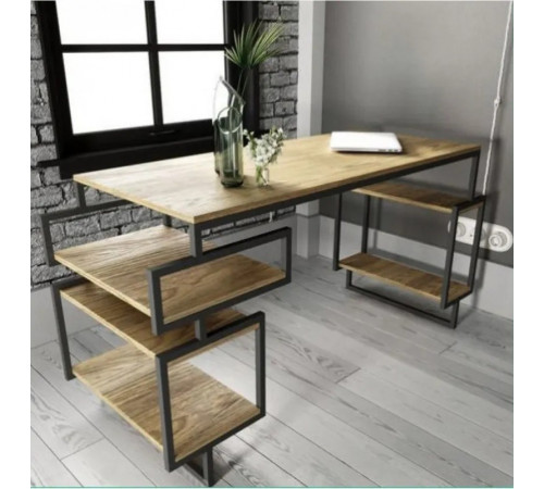 Письменный стол в стиле MSMLOFT, 140×60×75 см