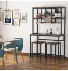 Стіл барний з 2 барними стільцями