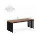 Стол двухместный, минималистичный MSMLOFT