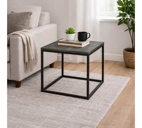 Журнальный столик «Ингара 2» - MSMLOFT, металлическая труба 20×20 мм, ДСП 16 мм.