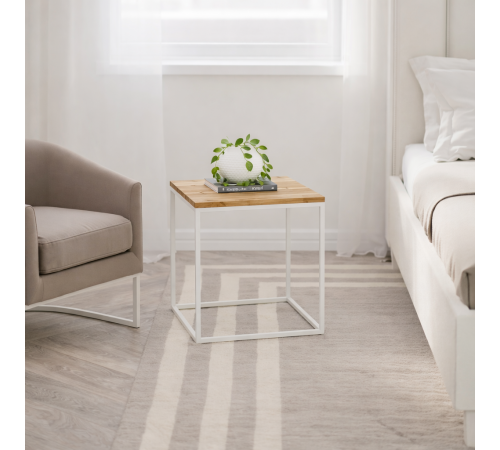 Журнальный столик «Ингара» - MSMLOFT, металлическая труба 20×20 мм, ДСП 16 мм.