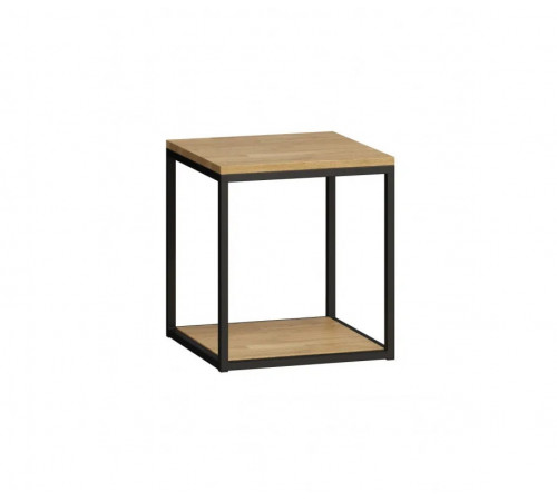 Приставной журнальный столик MSMLOFT – стильный металлический каркас, ламинированная ДСП.