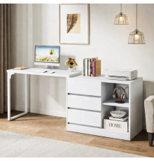 Стол с ящиком и полками