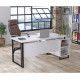 Стол руководителя Notarius, стиль лофт, MSMLOFT