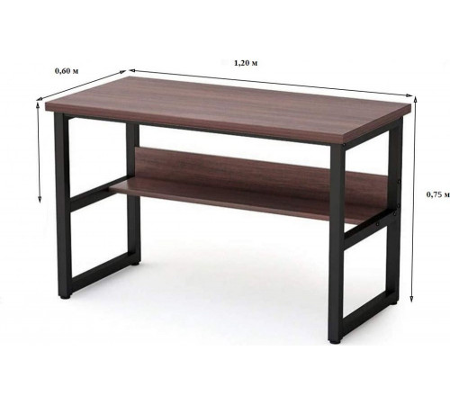 Комфортный письменный стол Loft Comp-table-118 – 120×60×75 см