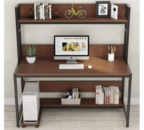 Стол компьютерный в стиле MSMLOFT, каркас металлический.