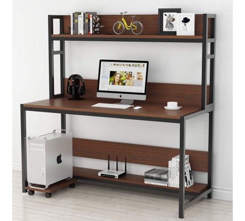 Стол компьютерный в стиле MSMLOFT, каркас металлический.