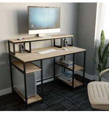 Стіл комп'ютерний у стилі MSMLOFT, каркас металевий