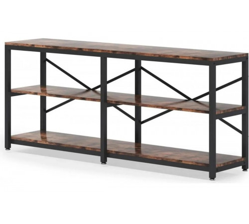 Стіл консольний 3-ярусний у фойє з полицями для зберігання