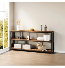 Стіл консольний довгий, коричневий