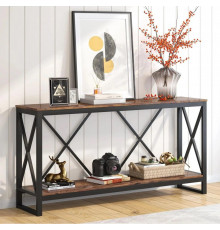 Стіл консольний з відкритою полицею для зберігання