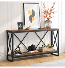 Стол консольный с открытой полкой для хранения