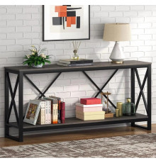 Стіл консольний з відкритою полицею для зберігання
