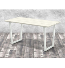 Стіл листовий Айсберг 08 білий/білий MSMLOFT