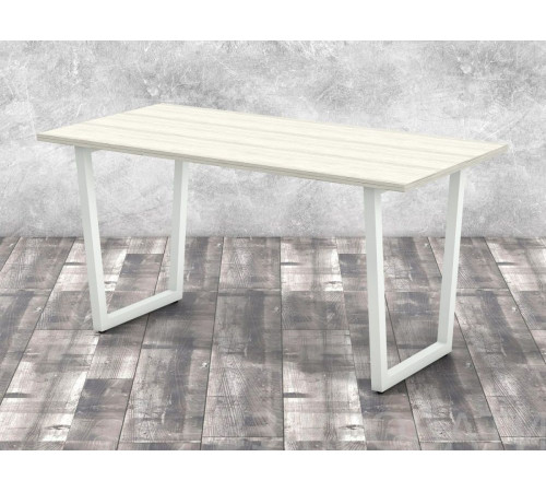 Письменный стол Айсберг Loft-08 белый/белый — MSM Loft