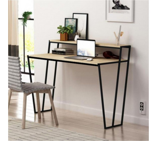 Стол письменный MSMLOFT с металлическим каркасом - 120×60×75 см.