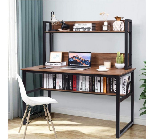 Письменный стол MSMLOFT с металлическим каркасом — 120×60×140 см.