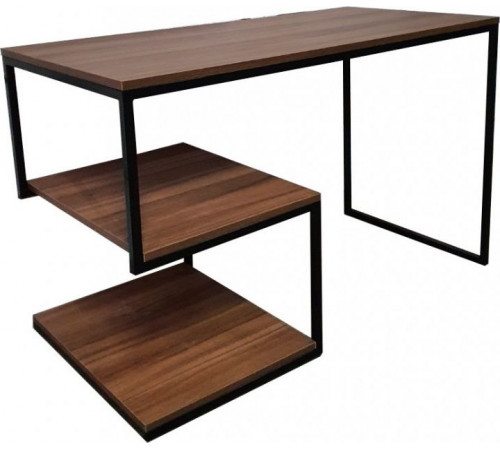 Письменный стол в стиле MSMLOFT, металлический каркас (120×60×75 см)