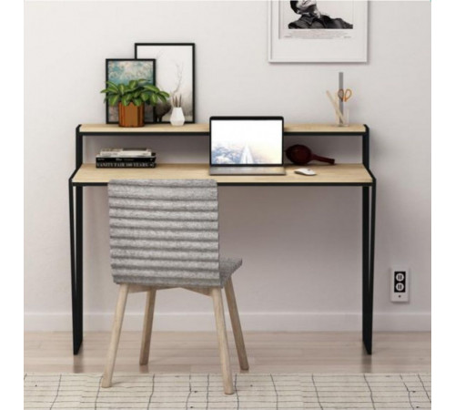 Стол письменный MSMLOFT с металлическим каркасом - 120×60×75 см.