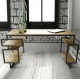 Письменный стол в стиле MSMLOFT, 140×60×75 см