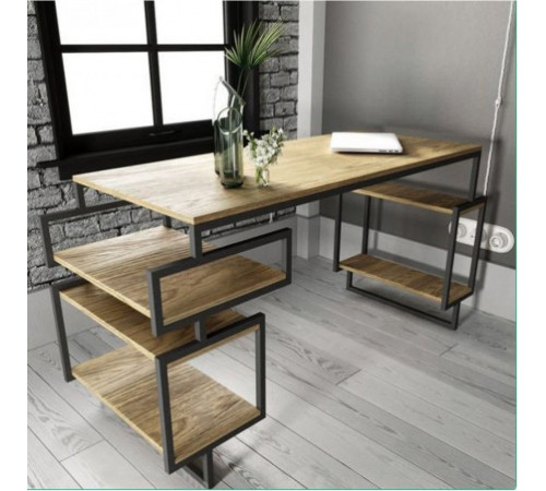 Письменный стол в стиле MSMLOFT, 140×60×75 см