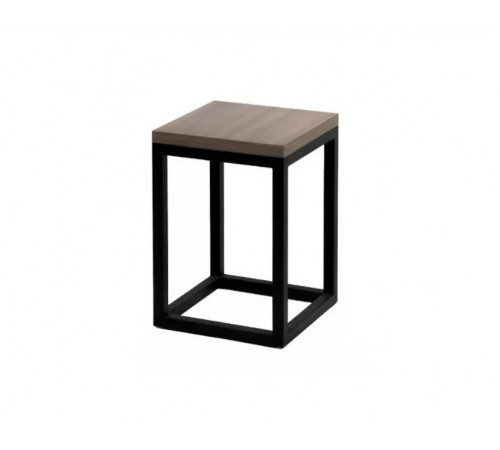 Малый усиленный стол MSMLOFT – 30×30×42,5 см, металлический каркас, ДСП.