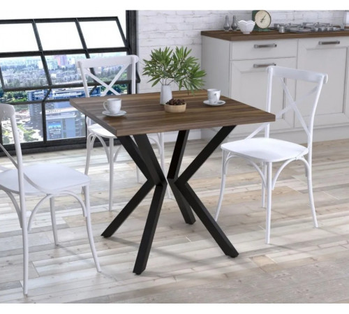 Обеденный квадратный стол Кубра (80×75,2 см), MSMLOFT