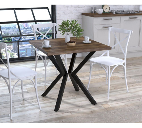 Обеденный квадратный стол Кубра (80×75,2 см), MSMLOFT