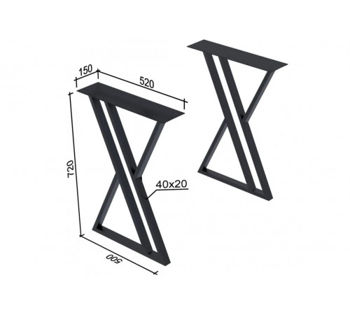 Стол обеденный Уолес MSMLOFT