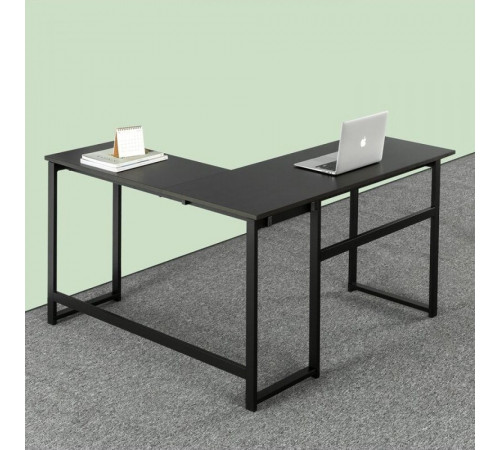 Стол письменный/компьютерный угловой MSMLOFT – 140×50×75 см, черный