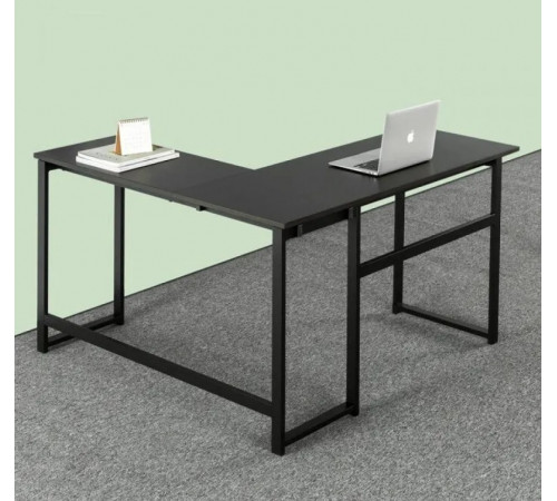 Стол письменный/компьютерный угловой MSMLOFT – 140×50×75 см, черный