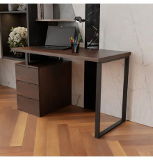 Стіл письмовий / комп'ютерний у стилі MSMLOFT, каркас металевий