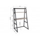 Стол письменный MSMLOFT с металлическим каркасом - 90×60×150 см.