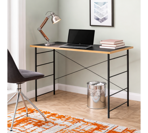 Стол письменный в стиле MSMLOFT, каркас металлический.