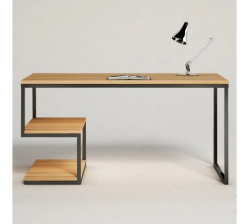 Стол письменный MSMLOFT с металлическим каркасом – 120×60×75 см.