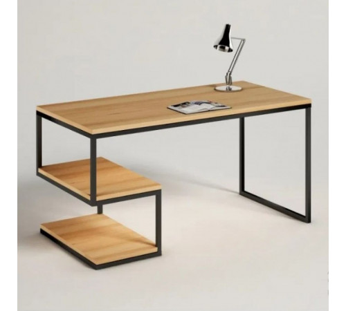 Стол письменный MSMLOFT с металлическим каркасом – 120×60×75 см.